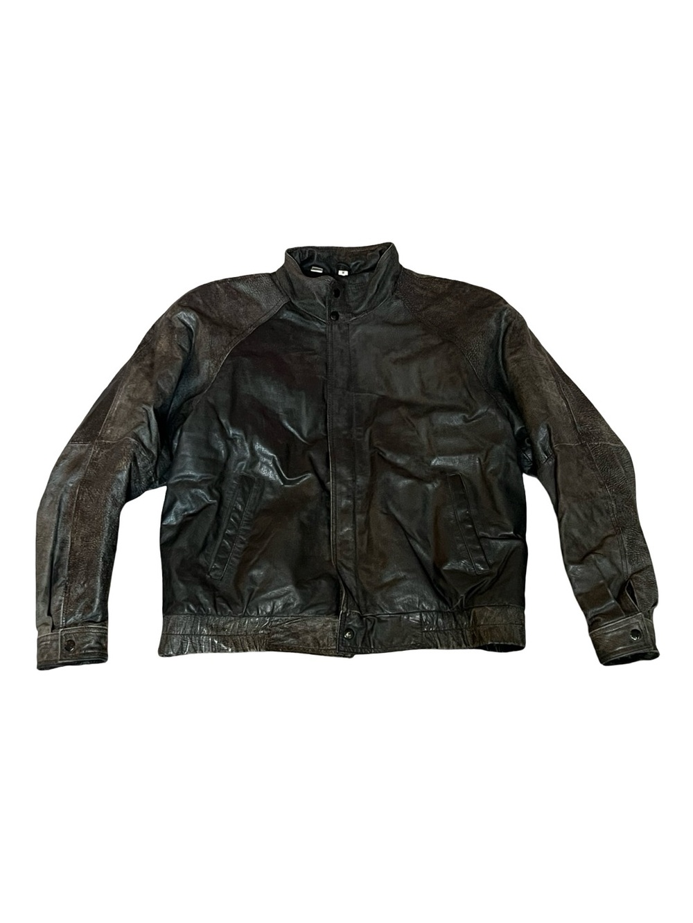 Wilsons Leather Dark Brown Leather Bomber Jacket - Picture 2 of 6